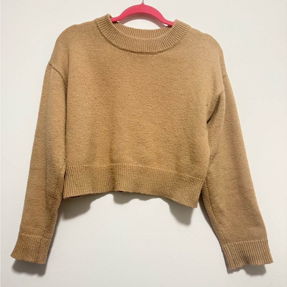 Rachel Zoe Tan Crew Neck Sweater